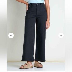 Toad & Co  women’s Balsam Wide Leg Pant black